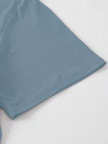 Calvaya Plus Size Women's Tops Pink Bow Faith Letter 'she Is Worthy' Slogan Graphic Print Round Neck T-Shirt, For Summer