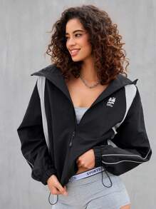 Streetz SHEIN Sport Casual Sport Jacket, Minimalist And Fashionable For Daily Wear