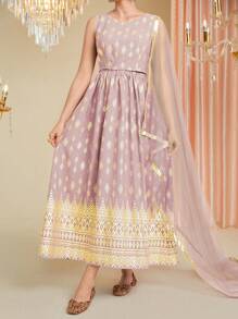 Divindia Casual Minimalist Loose Bottomwear - Pink - View 6