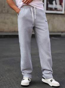 Manfinity CasualCool Men's Minimalist Casual Sweatpants, Suitable For Daily Wear