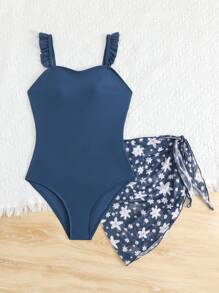 Teen Girl Swimsuit (Random Print) - Multicolor - View 6