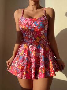 Swim Mod New Printed Skirt Bikini Set - Copyright Purchased Summer - Multicolor - View 6