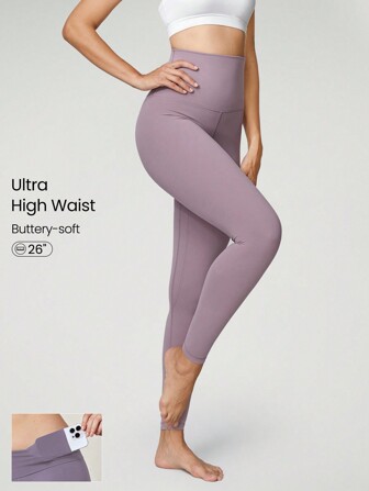 GLOWMODE 26" FeatherFit™ Wysoko Super Wysoka talia Kieszeń Sztylpy