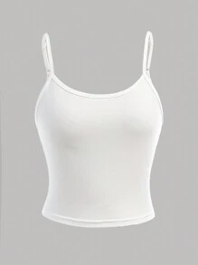 SHEIN Girlism 3pcs/Set For Teen Girls, Black & Beige, Fall/Winter, Casual Versatile Streetwear Style, Matching Family Outfit, Back To School, Solid Color Hollow-Out Jacquard Knit Tank Tops, Sleeveless, Relaxed Graduation Outfit. - Multicolor - View 7