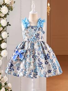 With Bowknot Bag Accessories,Formal Elegant Sweet - Multicolor - View 3