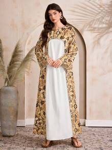 Al Najma Women's Turkish Style & Arabic Traditional Maxi Dress, Kaftan & Jalabiya