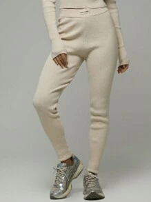 Musera Sport Women Ribbed Sports Sweater Pants Gym Fitness