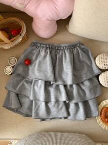 DAZY Tween Girl Autumn Skirt,Back To School Clothes - Grey - View 4