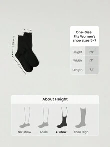 GLOWMODE Comfy Flex Seamless Toe Construction Embroidered Ruffle Socks Daily Casual - Black - View 7