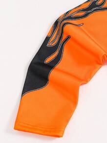 SHEIN Teenage Boys Casual Cool Comfortable Long Sleeve Hoodie And Sweatpants Set - Multicolor - View 3