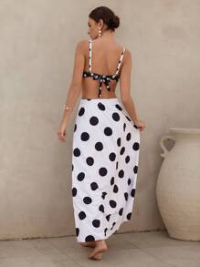 Swim Oasis Women's Polka Dot Print Swimwear Set, Summer Vacation