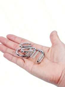 9-Ring Intelligence Interlocking Chain Puzzle Memory Linking Puzzle Thinking Training Unlock Toy - Multicolor - View 1