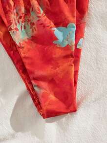 Swim Mod Springbreak Summer Holiday Spaghetti Strap Seashell Pendant Top And Thong Bikini 2 Pieces Set - Multicolor - View 4