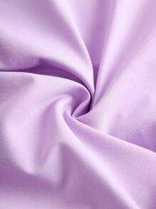 Girlism Elegant Purple Ruffle Trim Bodycon Dress, Suitable For Teen Girls Spring & Summer, Valentine's Day, Parties, Dates, Occasions - Purple - View 4