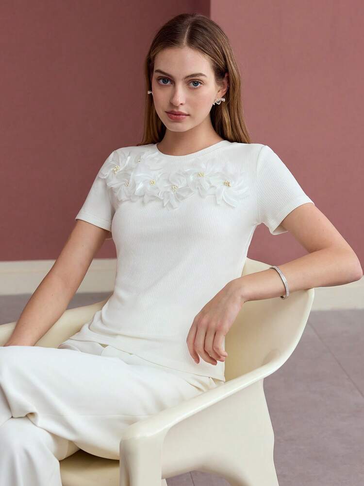 STEREO FLORAL SLIM FIT T-SHIRT