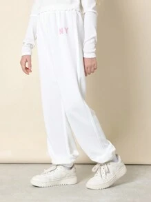 SUMWON Comfortable Youth Athletic Jogger Sweatpants 3-Pack Set, City Graphics Collection Elastic Cuff Pants For School Sports Wear Athleisure - Multicolor - View 7