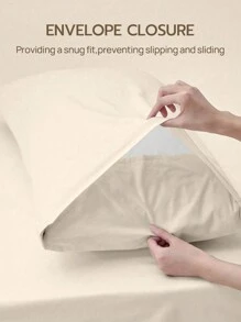 2/3 件纯色羽绒被套，带纽扣封口角带，柔软、亲肤透气、轻盈光滑，适合所有季节，床上用品套装，柔软舒适的羽绒被套，适合所有尺寸的床，1 件羽绒被套和 1/2 件枕套，Rama 睡前舒适