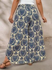 SHEIN LUNE Plus Size Kobiety Kwiatowy Nadruk Elastyczna Talia Wiązany Na Dole Asymetryczny Dolnik Długie Spodnie Stroje Wakacyjne Kobieta Plus Size Kobiety Ubrania Festiwal Boho Ubrania Vintage Nadruk Asymetryczny Dolnik Spodnie Festiwal Boho Plus Size Letnie Stroje Dla Kobiet Spodnie Kobiety Mosta Plus Size Letnie Stroje Dla Kobiet Stroje Wakacyjne Kobieta Festiwal Letnie Stroje Dla Kobiet Stroje Wakacyjne Kobieta Pantalones