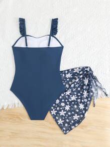 Teen Girl Swimsuit (Random Print) - Multicolor - View 2