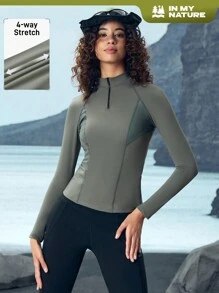 In My Nature In My Nature Women's Outdoor Short Sleeve T-Shirt & Tank Top, Solid Color Minimalist Casual Everyday Wear