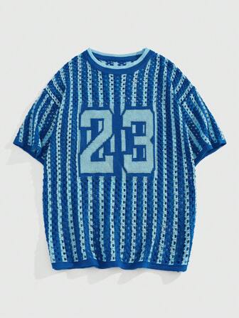 Herren Kurzarm T-Shirt, lässiges Top für Frühling/Sommer