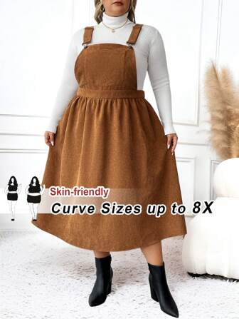 SHEIN CURVE+ 大码奢华派对露肩褶皱 A 字型迷你黑色亮片连衣裙，秋冬季