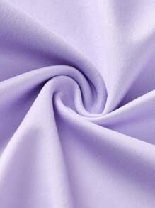 SHEIN Young Girl Round Neck Short Sleeve Graphic Print Simple Top And Leggings Casual Homewear Set - Multicolor - View 13