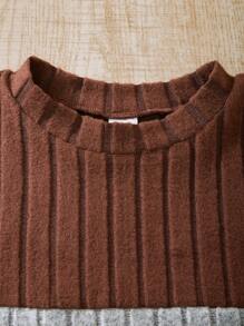 SHEIN Teenager Junge Jogginghose & Sweatshirt Farbblock, Buchstabe Flicken Detail