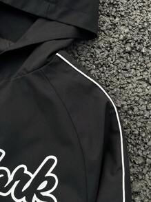 Manfinity EMRG Men's Casual Daily Wear Simple Fashion Jacket - Black - View 3