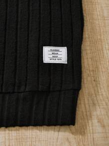 SHEIN Teenager Junge Jogginghose & Sweatshirt Farbblock, Buchstabe Flicken Detail