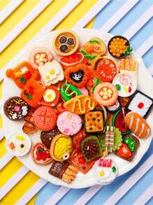 Food Shaped Refrigerator Magnets & Decor Stickers, Home Use - Multicolor - View 2