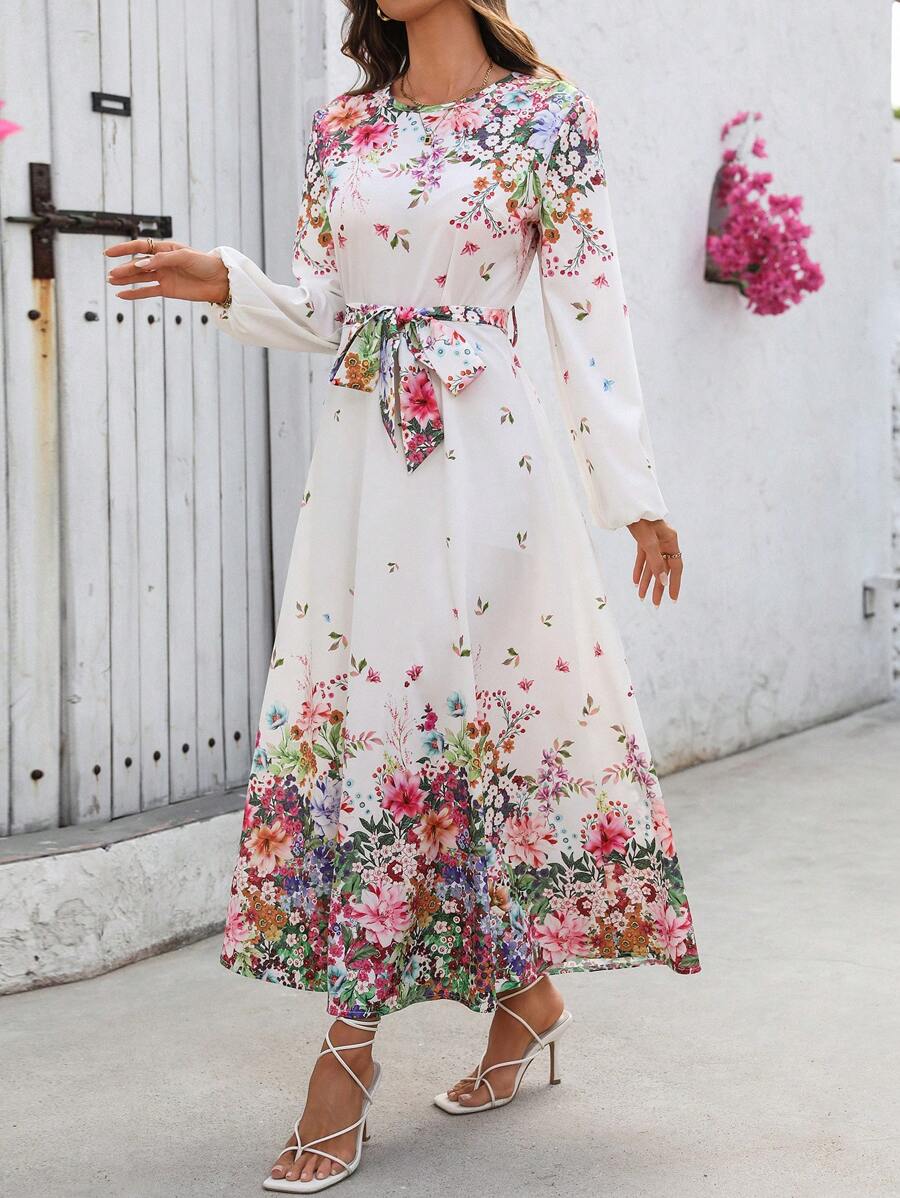 EMERY ROSE Women Long Dress, Simple & Fashionable Casual Everyday Wear