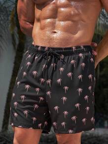 Surfspeed Men's Casual Beach Pants, Minimalist Fashion, Everyday Wear,Hawaiian - Multicolor - View 4