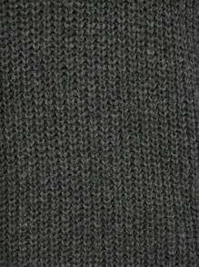 MUSERA Knit Fold Over Maxi Sweater Skirt - Dark Grey - View 4