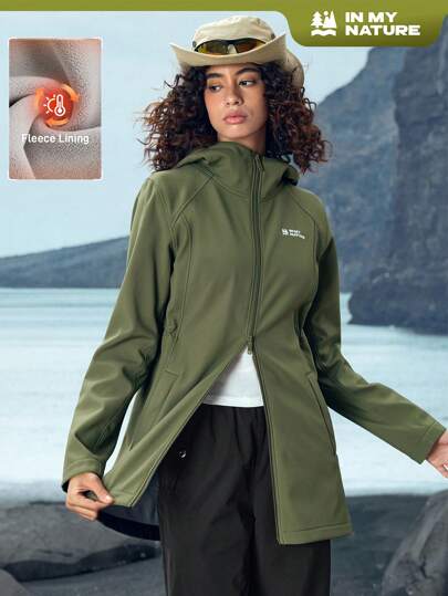 In My Nature Women's Outdoor Zip-Up Long Sleeve Windbreaker