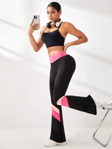 Pantaloni lunghi casual sportivi da donna per fitness, corsa, yoga, badminton e allenamento