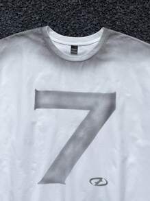 Manfinity VCAY Men's Loose Knit Short Sleeve T-Shirt, Minimalist Fashion & Casual Everyday Wear