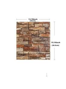 Decor de tapet la modă cu textura de perete imitată