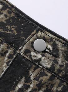 DAZY Women's Denim Skirt With All-Over Printing, Casual & Fashionable For Daily Wear Jeans Skirt - Multicolor - View 9