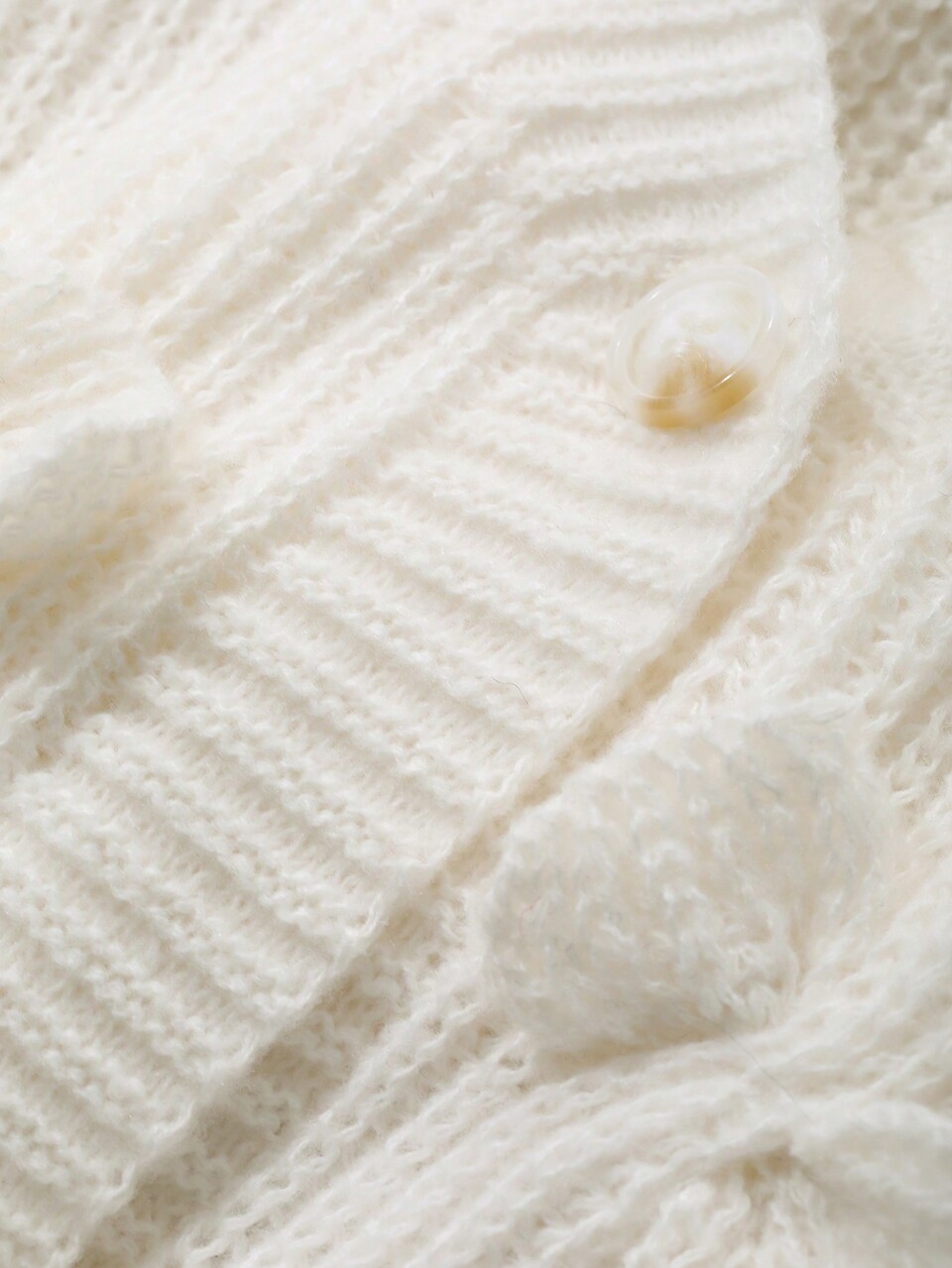 Women's Cardigan With 3D Bowknot Decor
