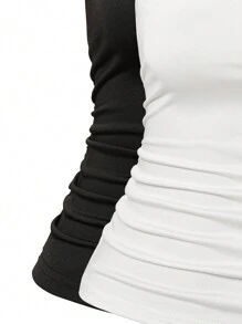 3pcs Teen Girl Casual All-Match Layered Cami Top, Simple And Versatile Design For Daily Wear - Black and White - View 8