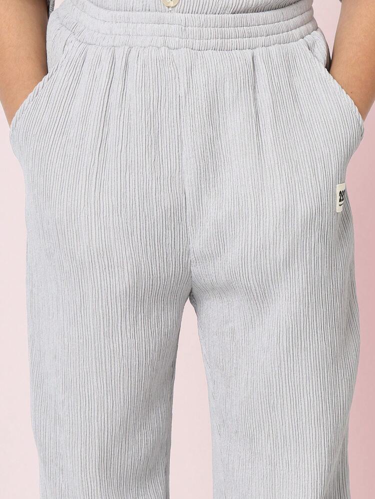 Pajama Shirt And Trousers Co-Ord