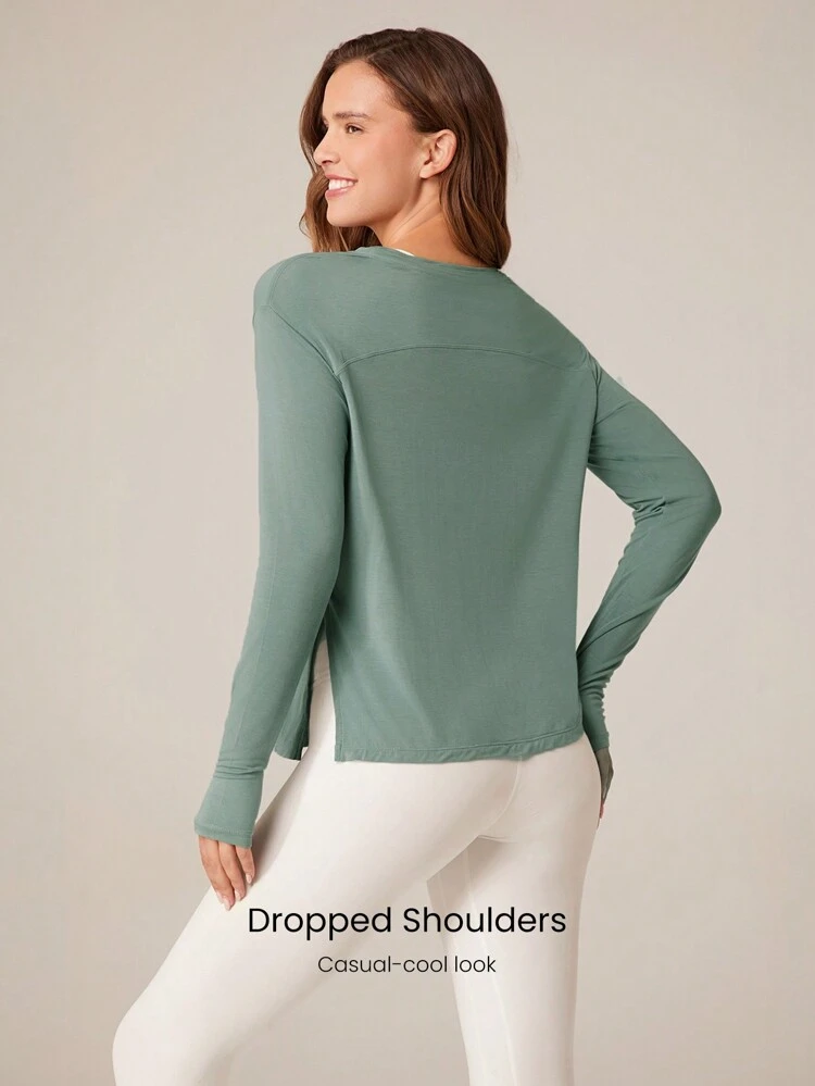 Maglia sportiva casual estiva quotidianamente compressa Modal Make Moves Relaxed