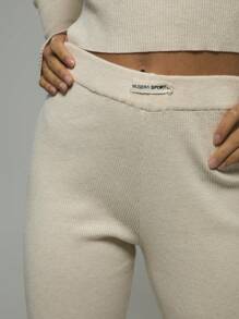 Musera Sport Women Ribbed Sports Sweater Pants Gym Fitness