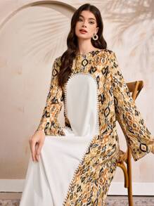Al Najma Women's Turkish Style & Arabic Traditional Maxi Dress, Kaftan & Jalabiya