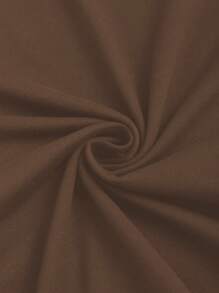 SHEIN Unity 女士纯色圆领长袖休闲修身上衣