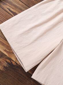 SHEIN Tween 男童 2 件套，春夏 Wildeya 新款，休闲度假极简主义波西米亚风 T 恤 2 件套服装套装，适合户外活动、日常穿着和节日聚会 - 彩色 - 查看 5