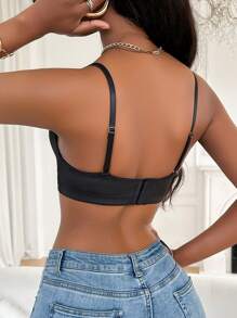 Moonlight&Mama 3pcs Simple & Fashionable Solid Color Maternity Nursing Bras, Casual Everyday Wear - Multicolor - View 2
