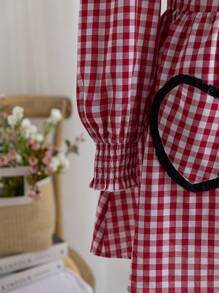 Soleia Váy chữ A cổ Peter Pan dáng dài có túi trái tim cho kỳ nghỉ dành cho nữ cỡ lớn - Nhiều màu - Xem 3