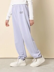 SUMWON Comfortable Youth Athletic Jogger Sweatpants 3-Pack Set, City Graphics Collection Elastic Cuff Pants For School Sports Wear Athleisure - Multicolor - View 8